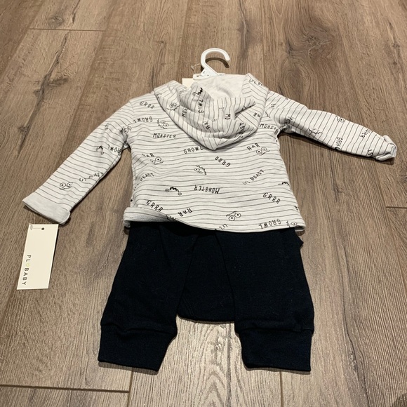 PL baby 3 piece set. Hoodie, pants and body suit. 9 months . NWT - Picture 4 of 4